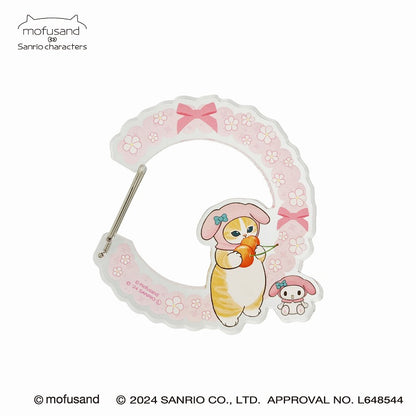 mofusand× Sanrio Characters Carabiner Accessories (My Melody)