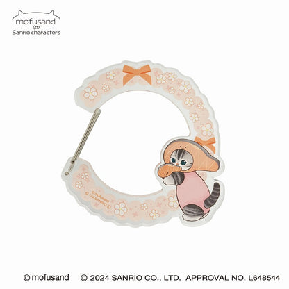 mofusand× Sanrio Characters Carabiner Accessories (Kirimi -chan)