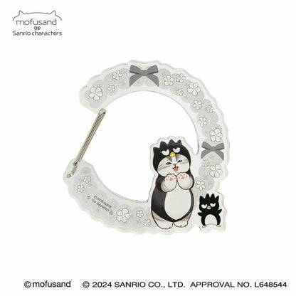 mofusand× Sanrio Characters Carabiner Accessories (Bad Betsu Maru)