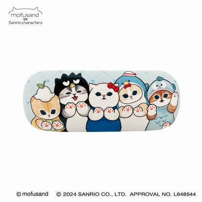 mofusand×サンリオキャラクターズ メガネケース(ブルー)