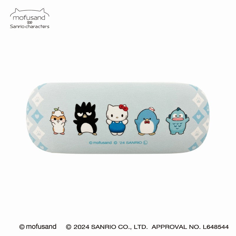 mofusand×サンリオキャラクターズ メガネケース(ブルー)