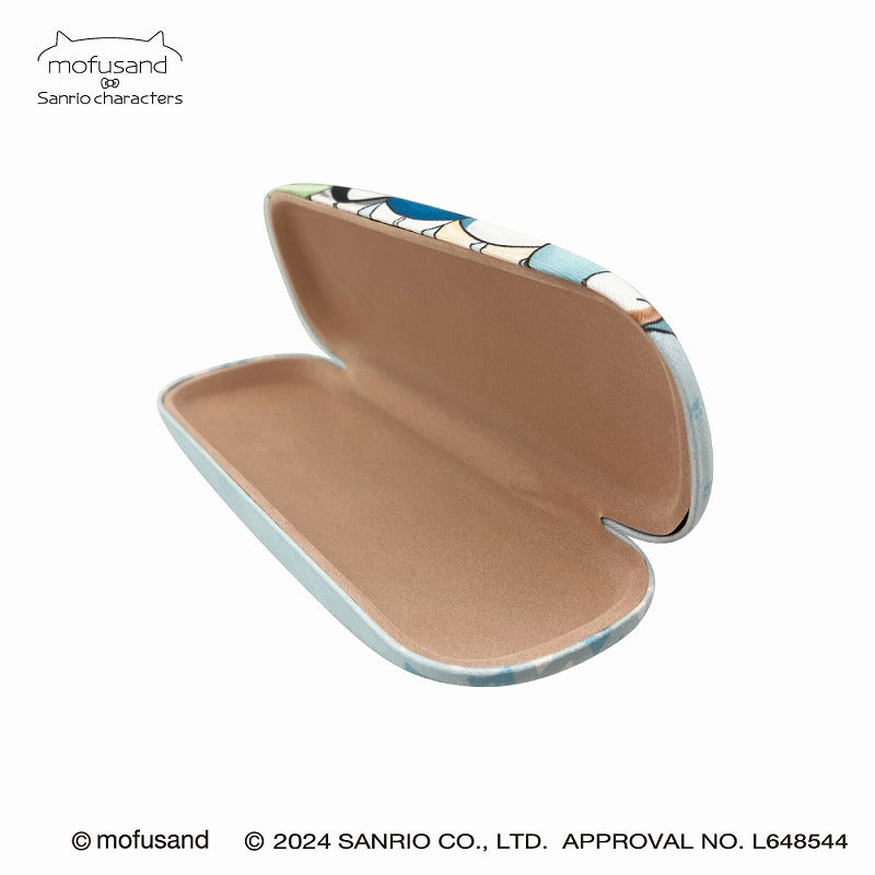 mofusand×サンリオキャラクターズ メガネケース(ブルー)