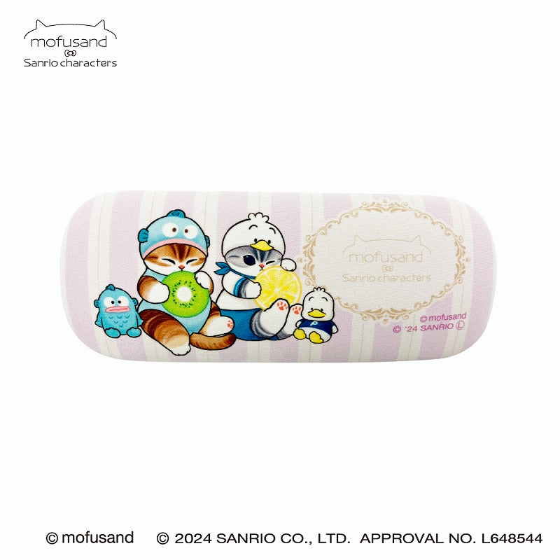 mofusand×サンリオキャラクターズ メガネケース(ピンク)