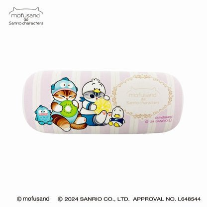 mofusand×サンリオキャラクターズ メガネケース(ピンク)