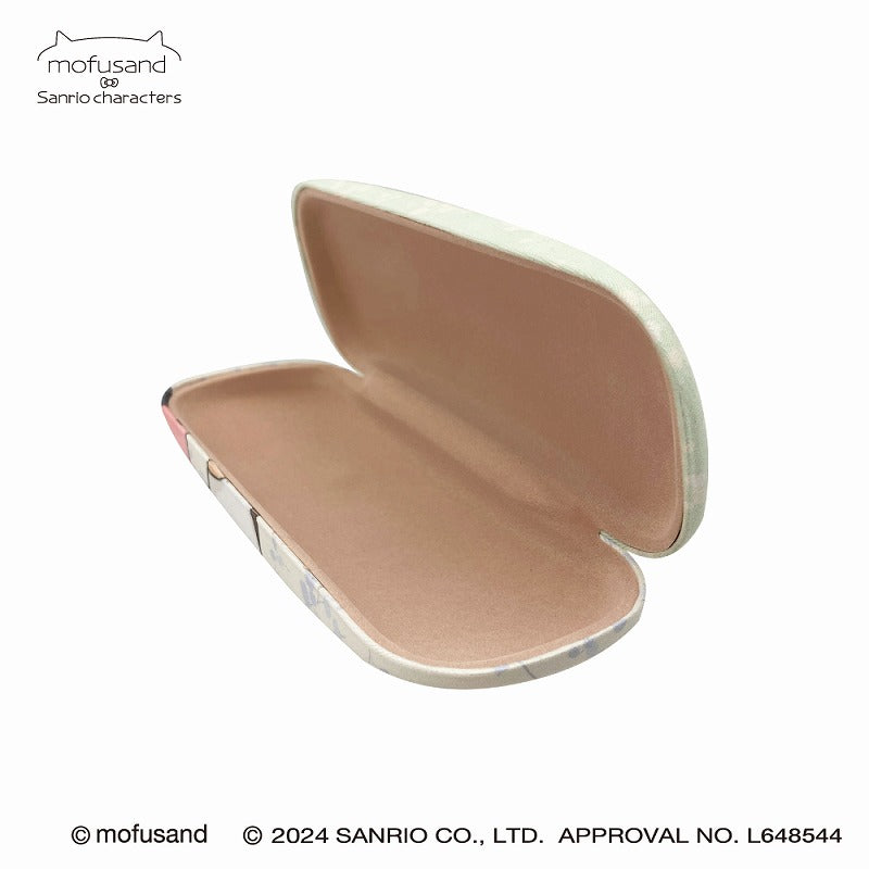 mofusand× Sanrio Characters Glasses Case (Yellow)