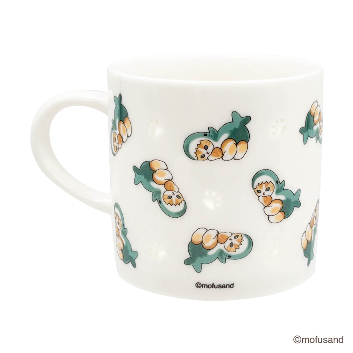mofusand Translucent Mug (Shark Meow)