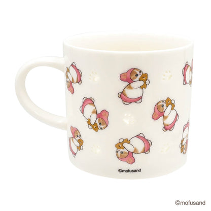 mofusand Translucent Mug (Rabbit Meow)
