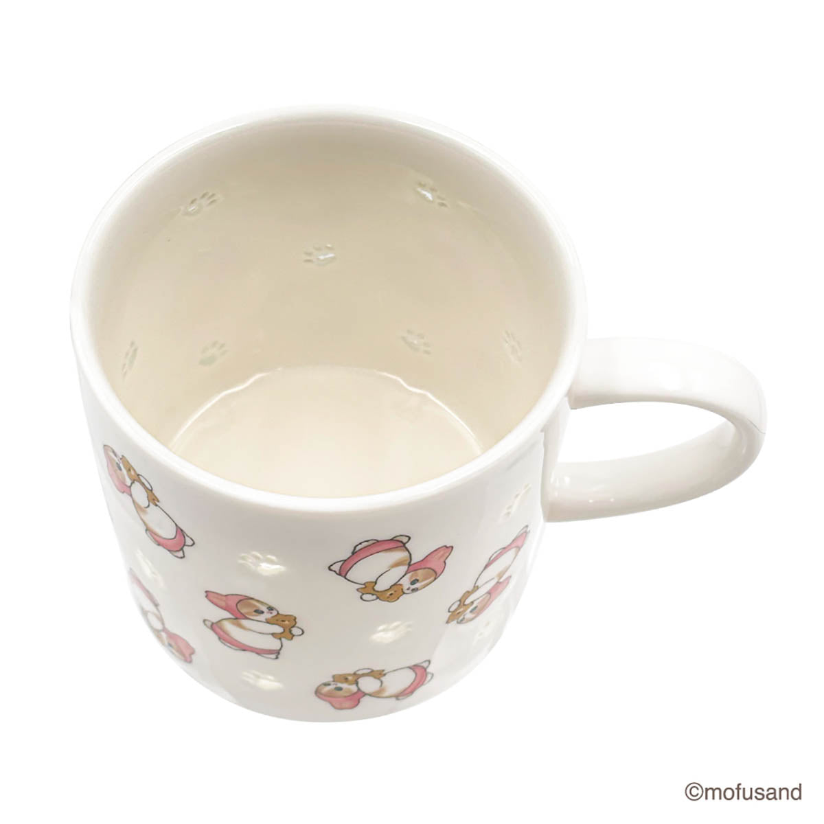 mofusand Translucent Mug (Rabbit Meow)