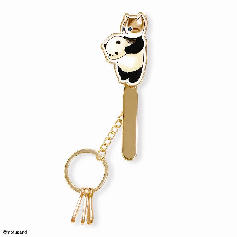 mofusand Clip key charm (panda)