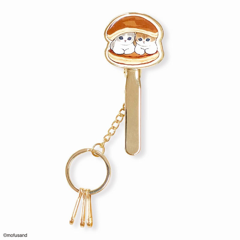 mofusand Clip key charm (dorayaki)