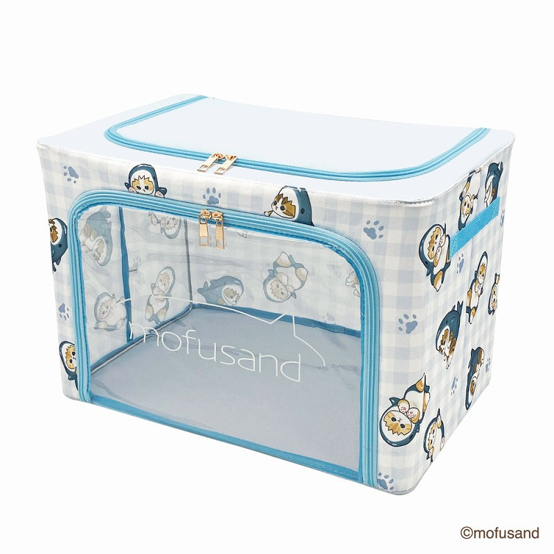 mofusand Folding storage BOX Large (Shark Meow)