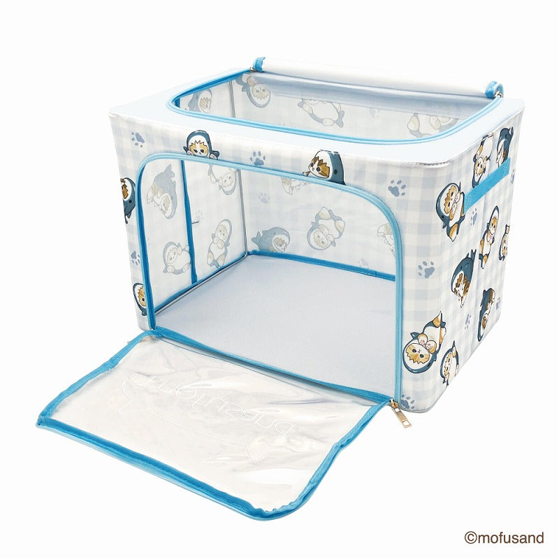 mofusand Folding storage BOX Large (Shark Meow)