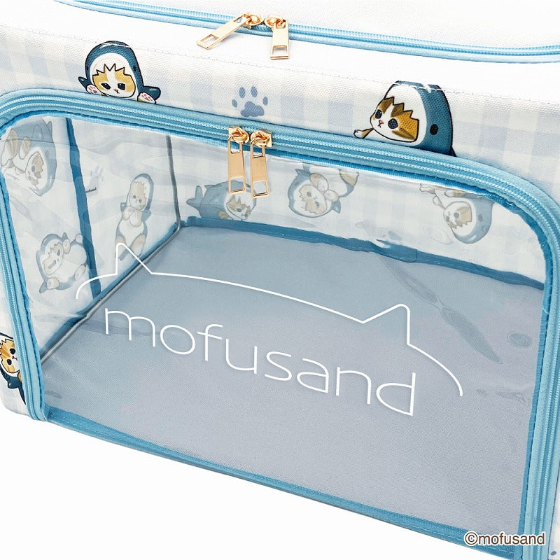 mofusand Folding storage BOX Large (Shark Meow)