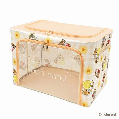 mofusand Folding storage BOX Large (Bee Meow)