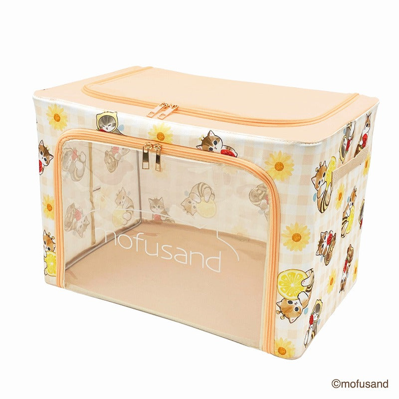 mofusand Folding storage BOX Large (Bee Meow)