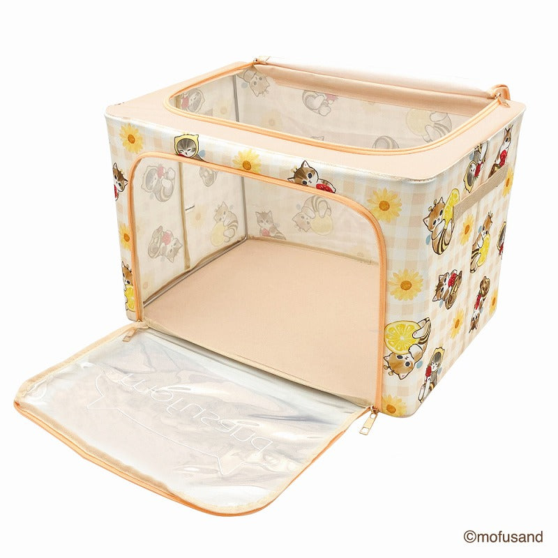 mofusand Folding storage BOX Large (Bee Meow)