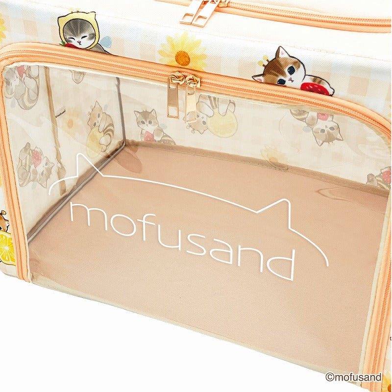 mofusand Folding storage BOX Large (Bee Meow)