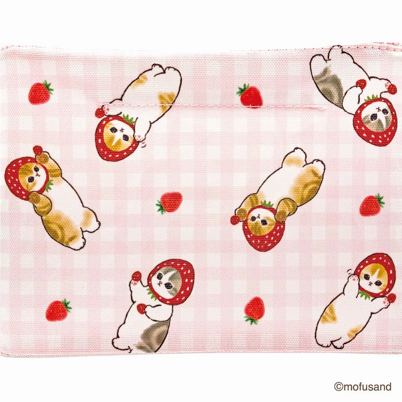 mofusand 접이식 저장 상자 소형 (Strawberry Nyan)