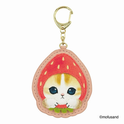 mofusand Fluffy Moko Emperor Holder (Strawberry Nyan)
