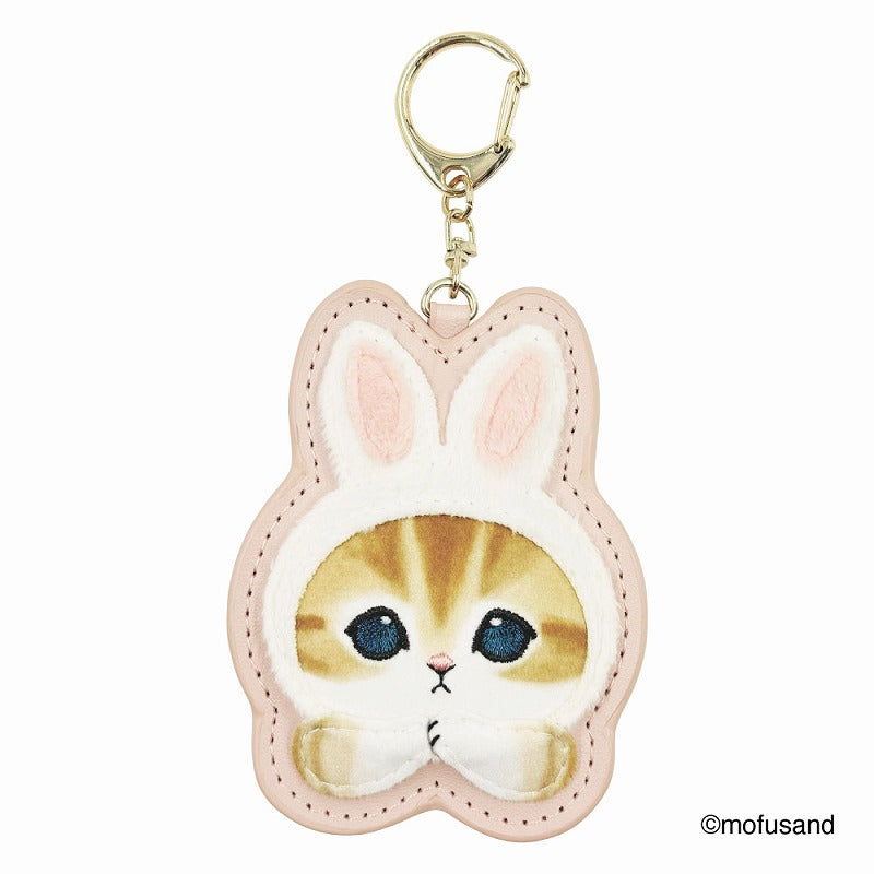 mofusand ふわもこワッペンキーホルダー(うさぎにゃん) | mofusand