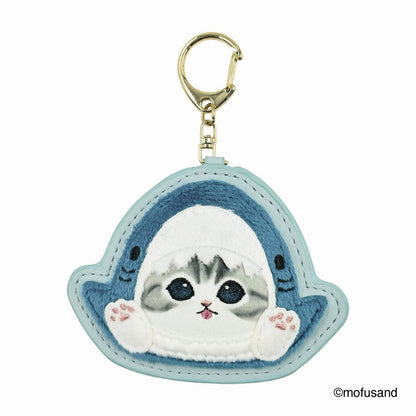 mofusand ふわもこワッペンキーホルダー(サメにゃん・がおー)