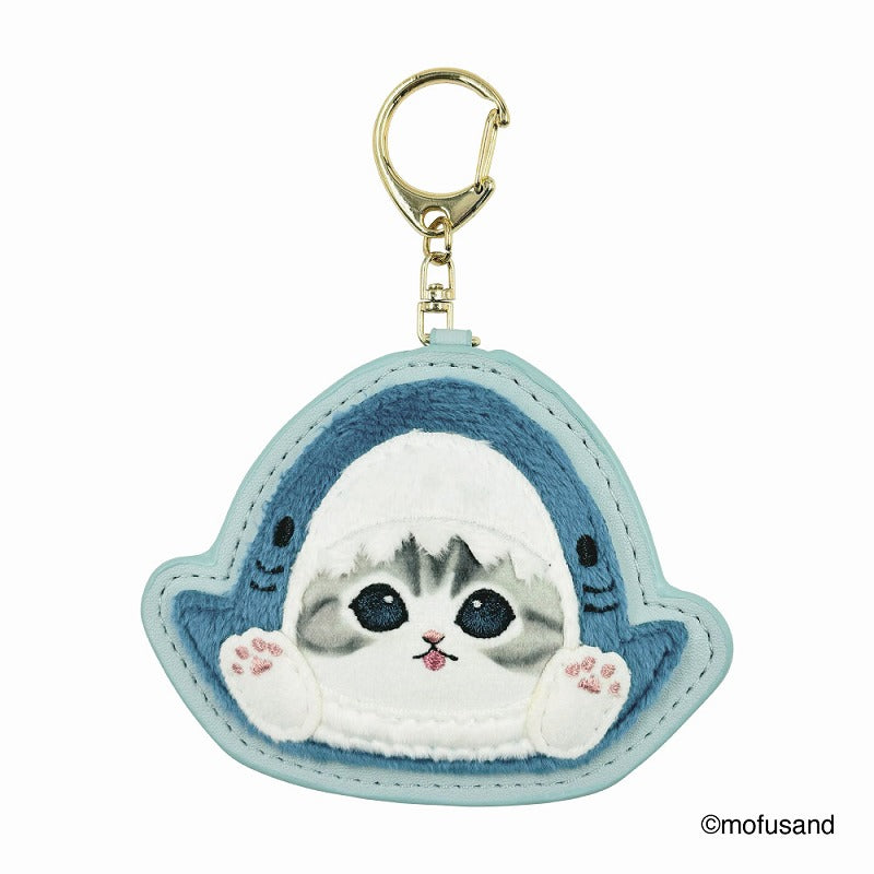 mofusand ふわもこワッペンキーホルダー(サメにゃん・がおー)