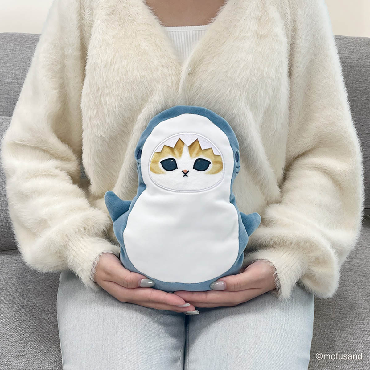 mofusand Hot Water Bottle (Shark Meow)