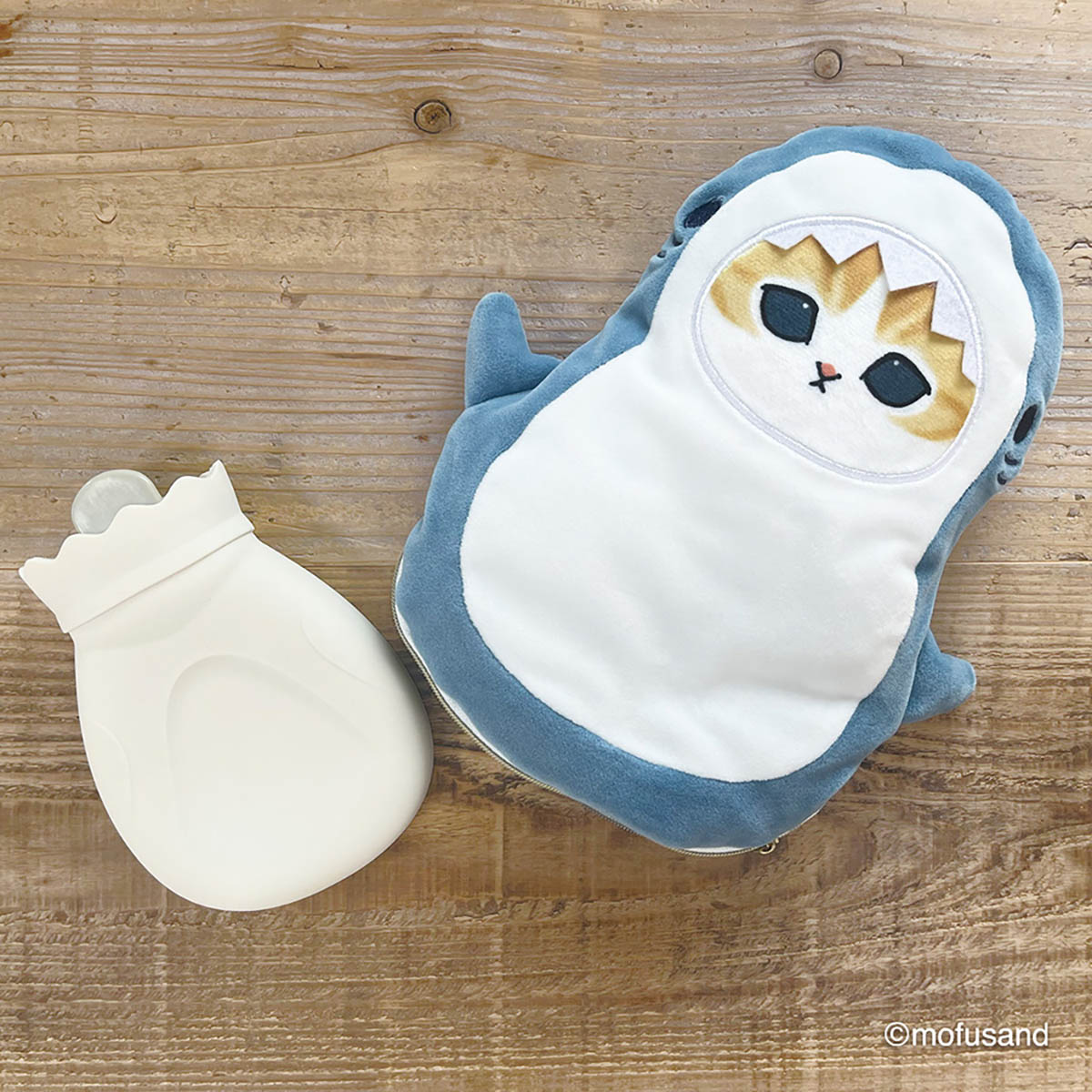 mofusand Hot Water Bottle (Shark Meow)