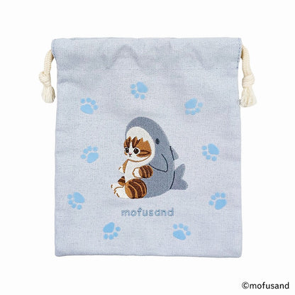 mofusand 드로 스트링 플록 (drawstring flocky) (상어냥)