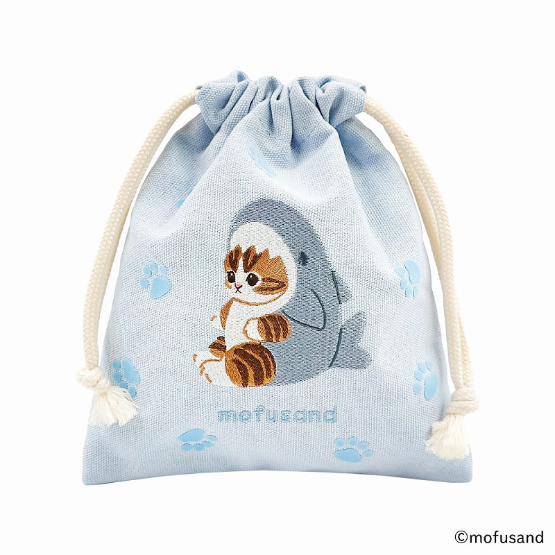 mofusand 드로 스트링 플록 (drawstring flocky) (상어냥)