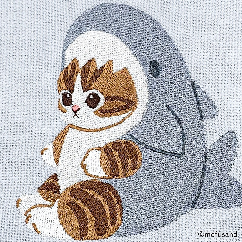 mofusand 드로 스트링 플록 (drawstring flocky) (상어냥)