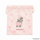 mofusand 드로 스트링 플록 (drawstring flocky) (토끼냥)