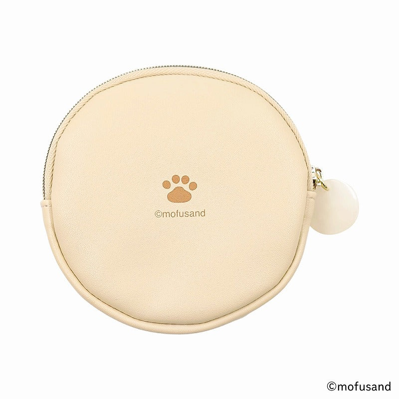 mofusand Circle Coin Case Case Flocky（Nyanko Sweets）