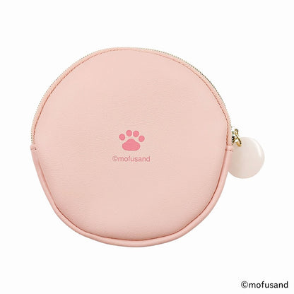 mofusand Circle coin case flocky (Rabbit Meow)