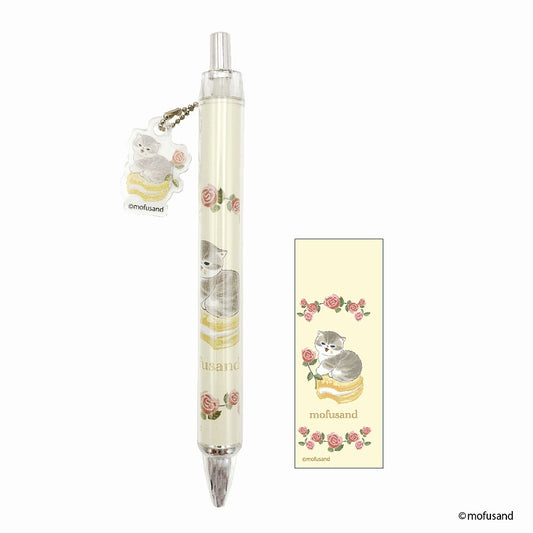 mofusand Ballpoint pen with charm (sweets blossom yellow)