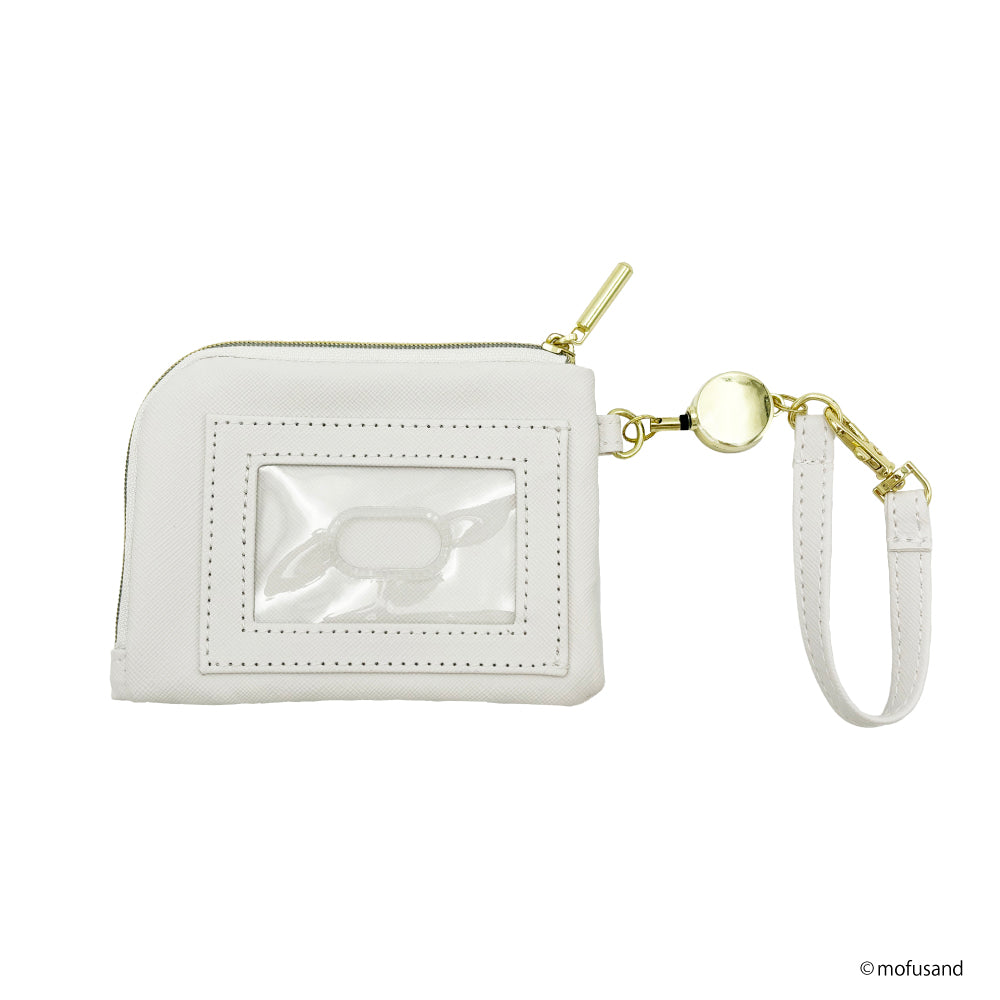 mofusand Coin case with pass (sweets blossom ivory)