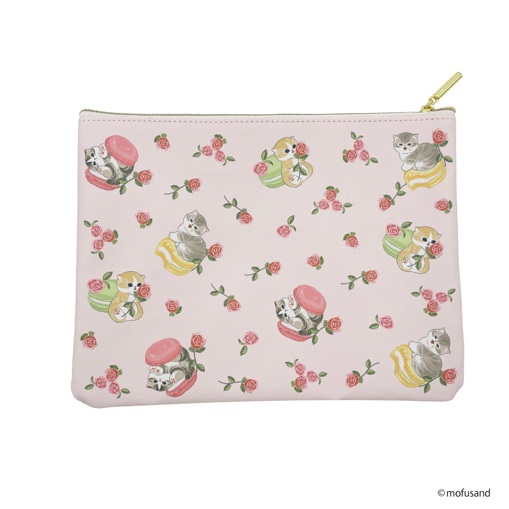 mofusand Flat pouch (sweets blossom pink)