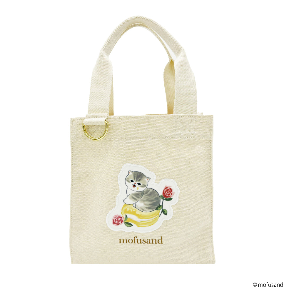 mofusand Square tote bag (sweets blossom)