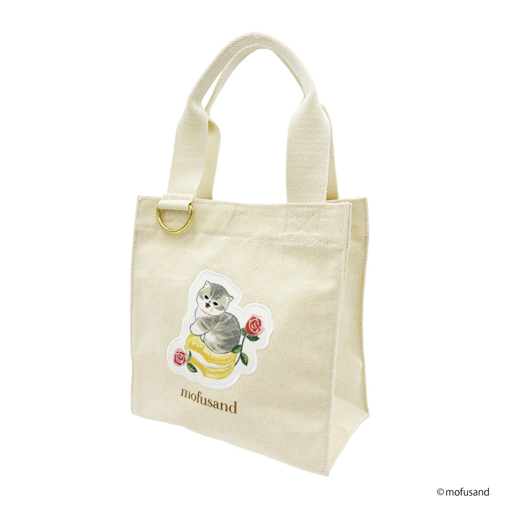 mofusand Square tote bag (sweets blossom)