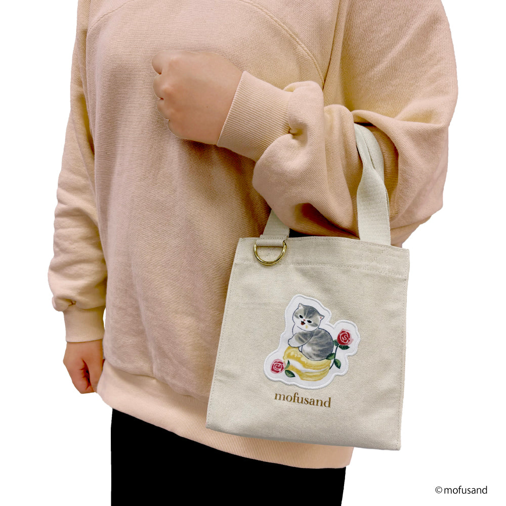 mofusand Square tote bag (sweets blossom)