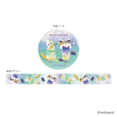 mofusand Masking tape Colorful Soda (Blue & Green)