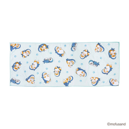 mofusand Quick-Dry Face Towel (Shark Meow)