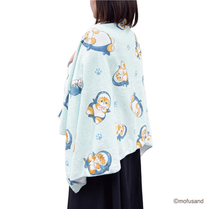 mofusand Quick-Dry Bath Towel (Shark Meow)