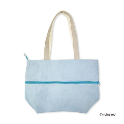 mofusand Expandable Tote Bag L (Blue)