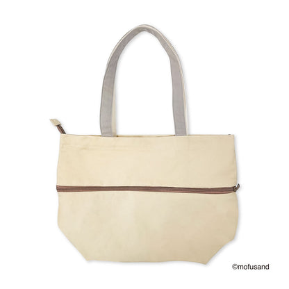 mofusand のびるトートバッグ L(ベージュ)