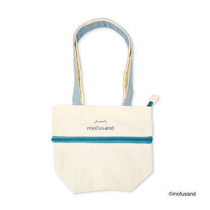 mofusand Expandable Tote Bag S (Blue)