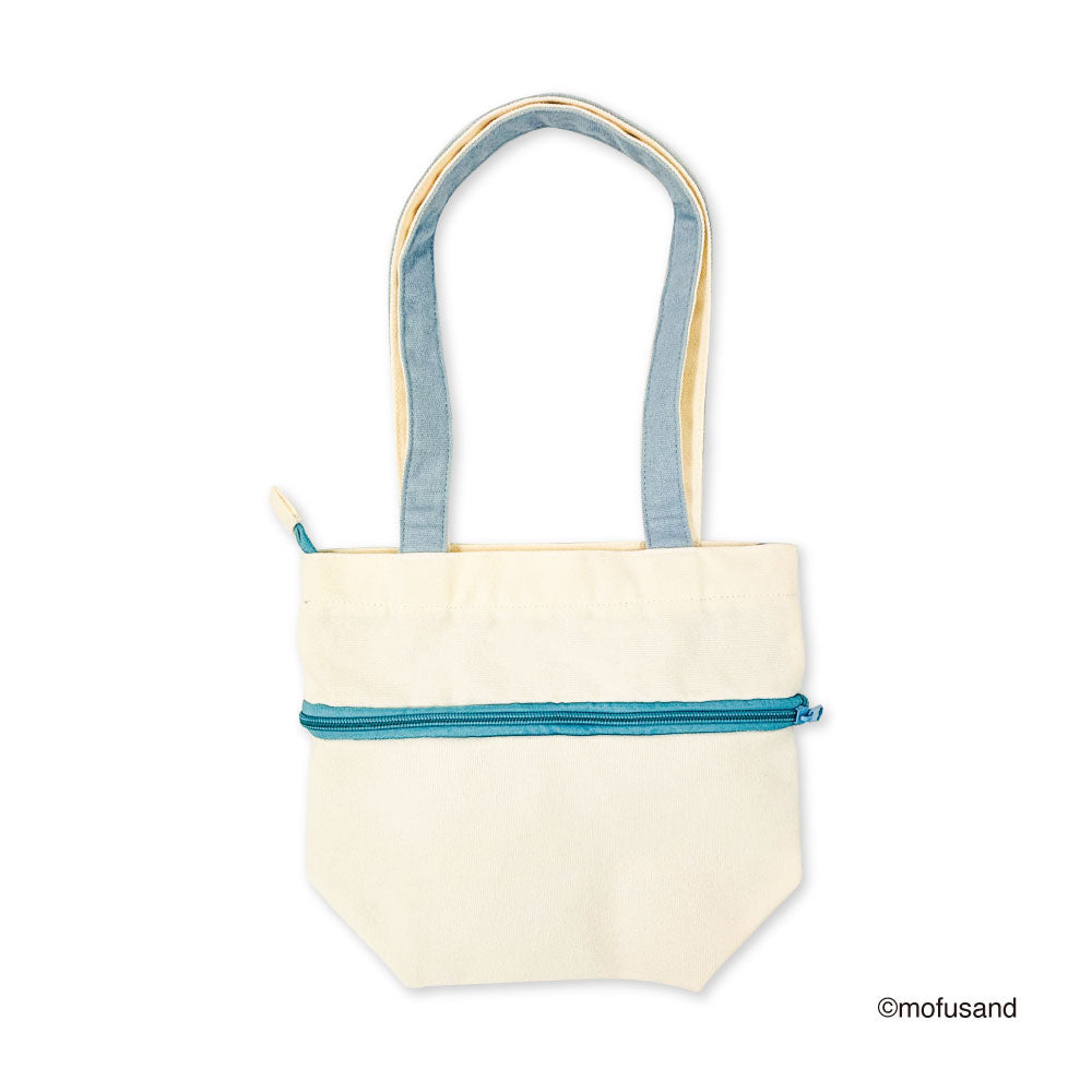 mofusand Expandable Tote Bag S (Blue)