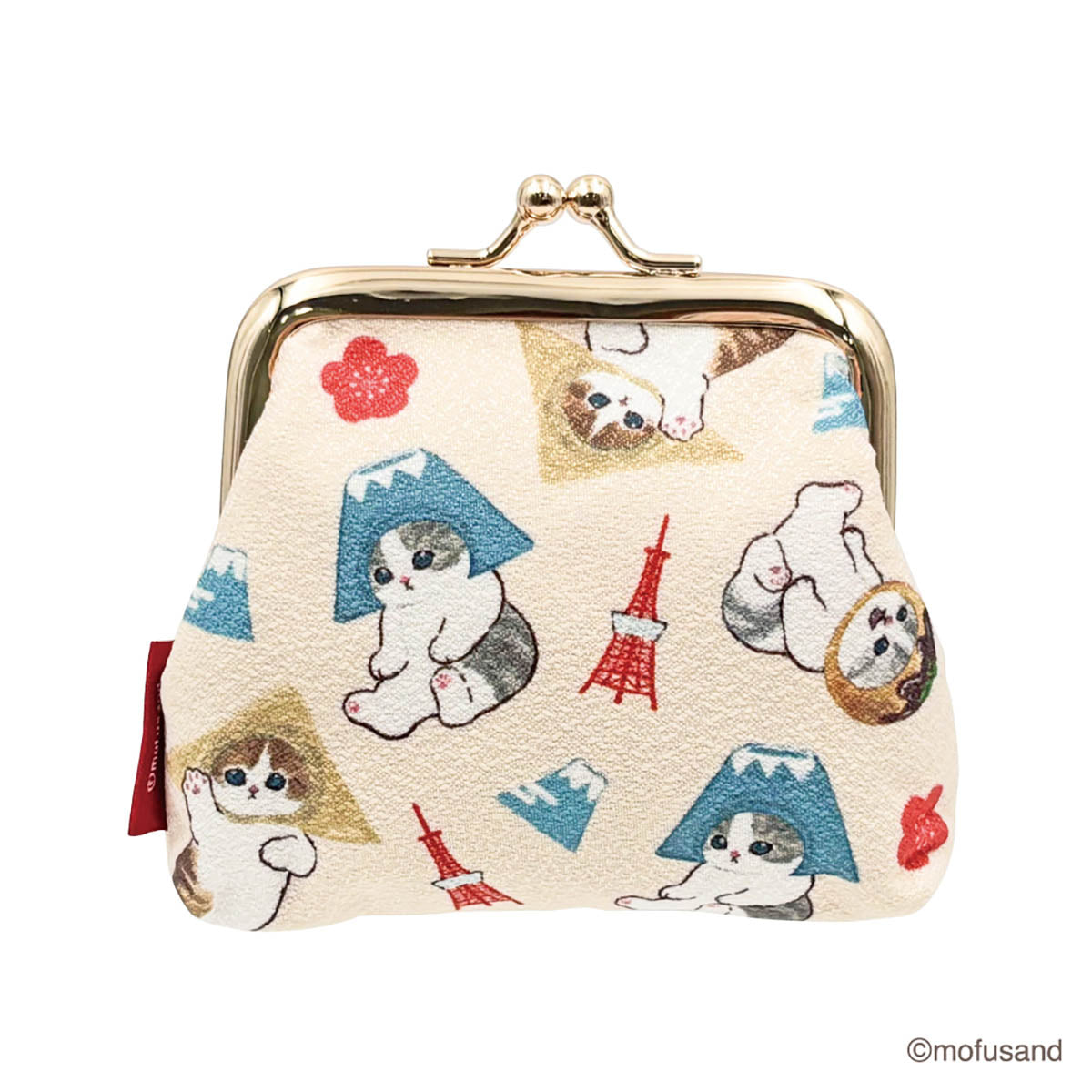 mofusand Mini Clasp Pouch Chirimen (Local)