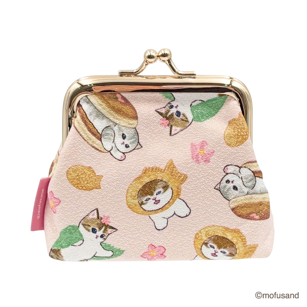 mofusand Mini Clasp Pouch Chirimen (Wagashi)