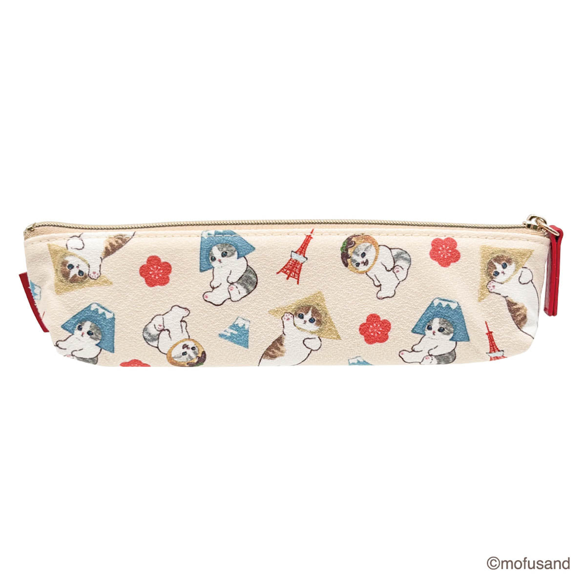 mofusand Slim Pen Pouch Chirimen (Local)